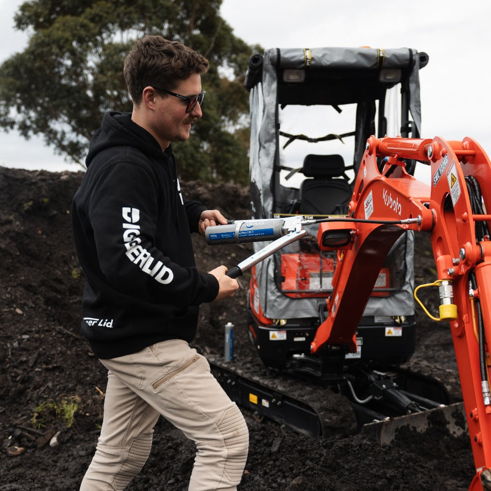 KAJO - Two Handed Grease Gun - Digger Lid