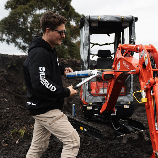 KAJO - Two Handed Grease Gun - Digger Lid