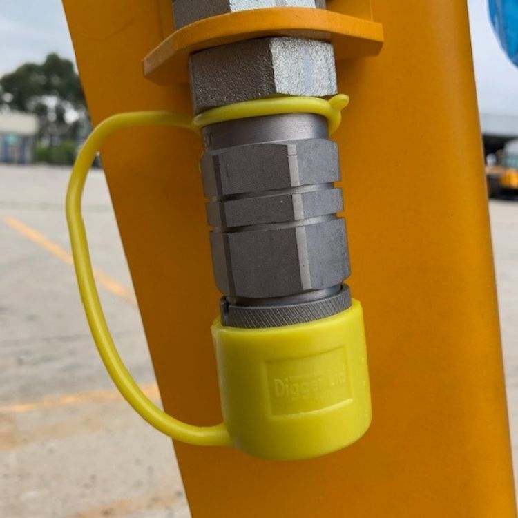 DiggerLid hydraulic coupling cap set - Digger Lid