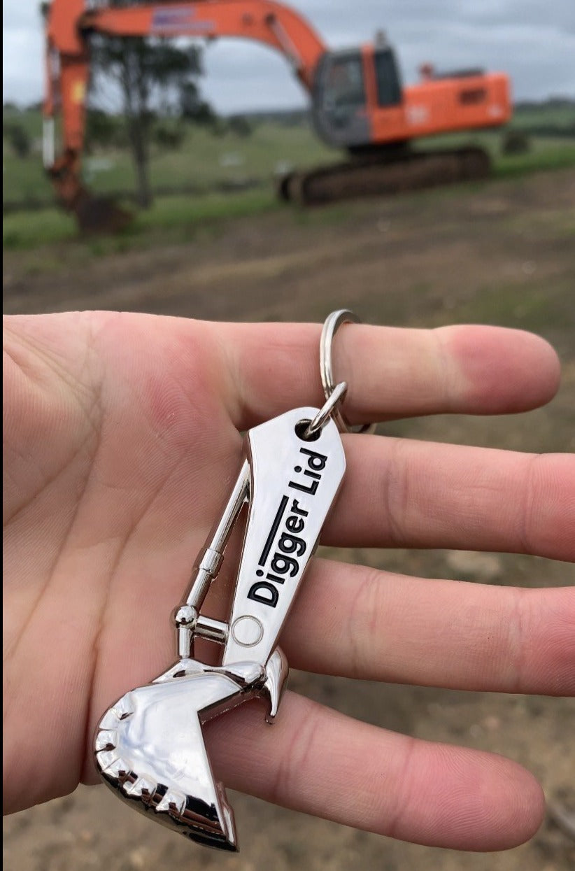 Excavator Boom Bottle Opener - Digger Lid